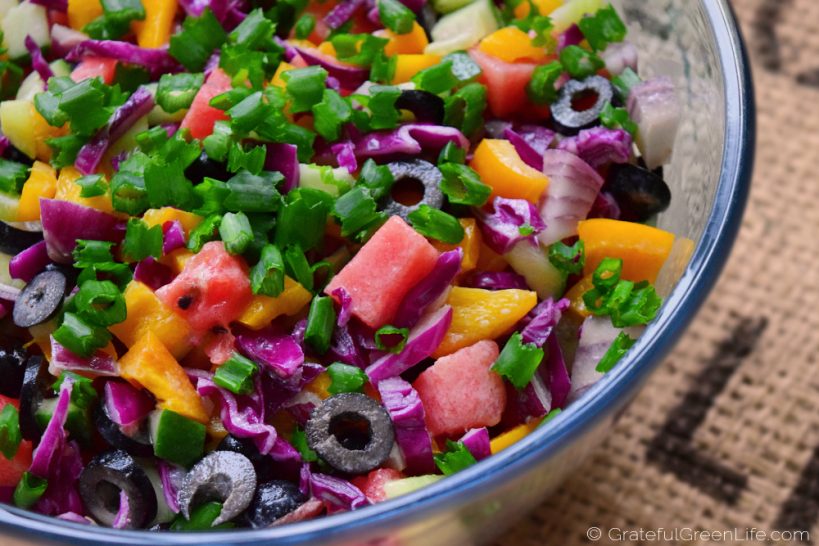 easy-olive-watermelon-salad